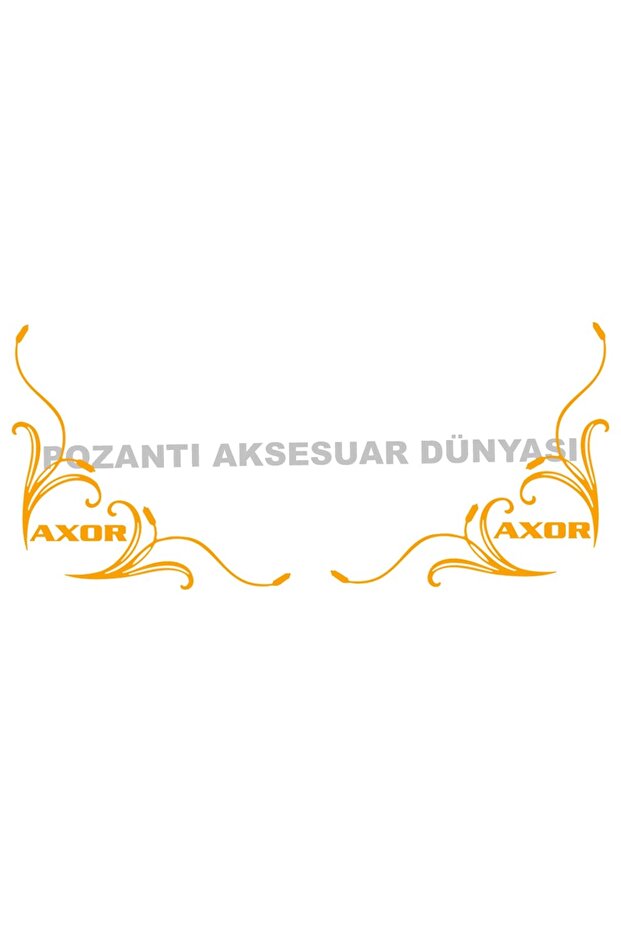 Axor Truck Compatible Side Window Adhesive Sticker Accessory