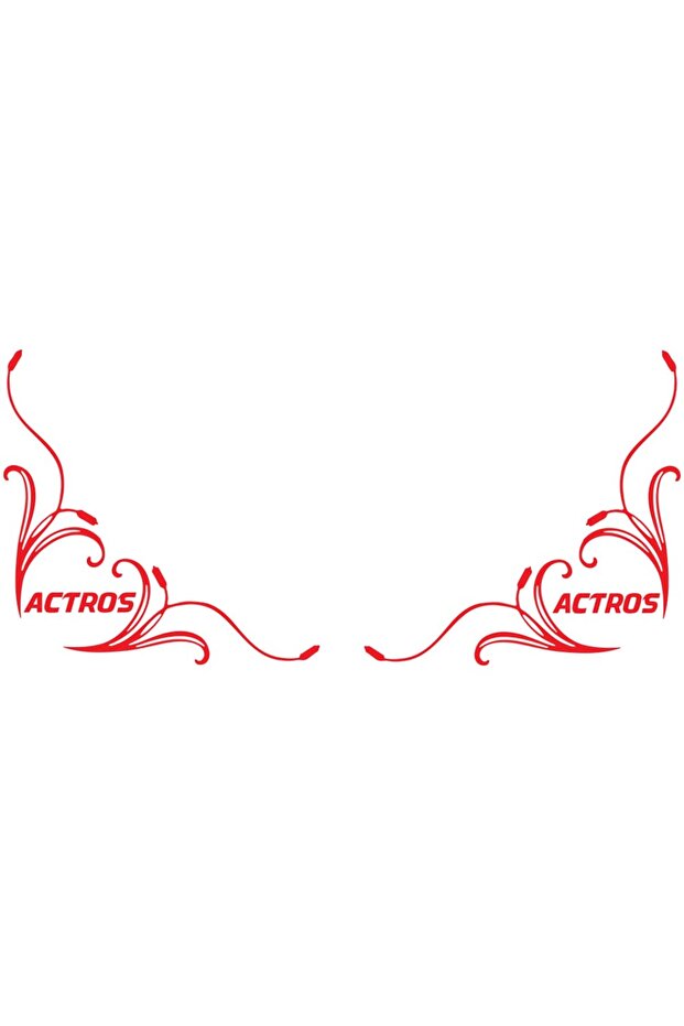 Actros Compatible Side Window Adhesive Sticker Truck Accessory