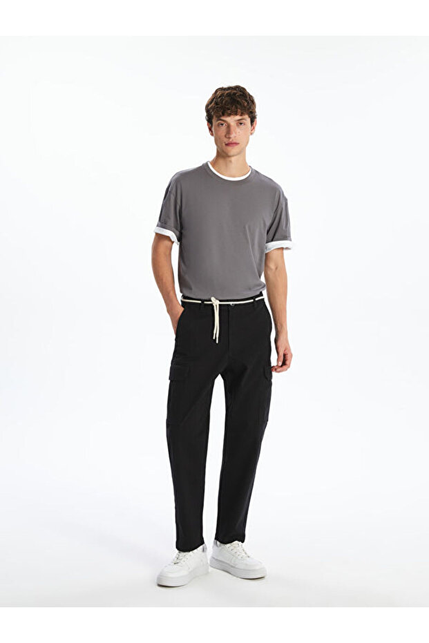 Esvab • Modern & Distinctive Regular Fit Gabardine Men's Trousers
