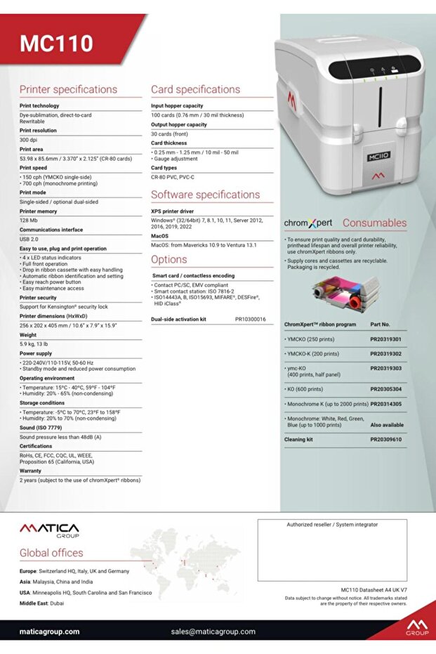 ID Card Printer MC110 - 7