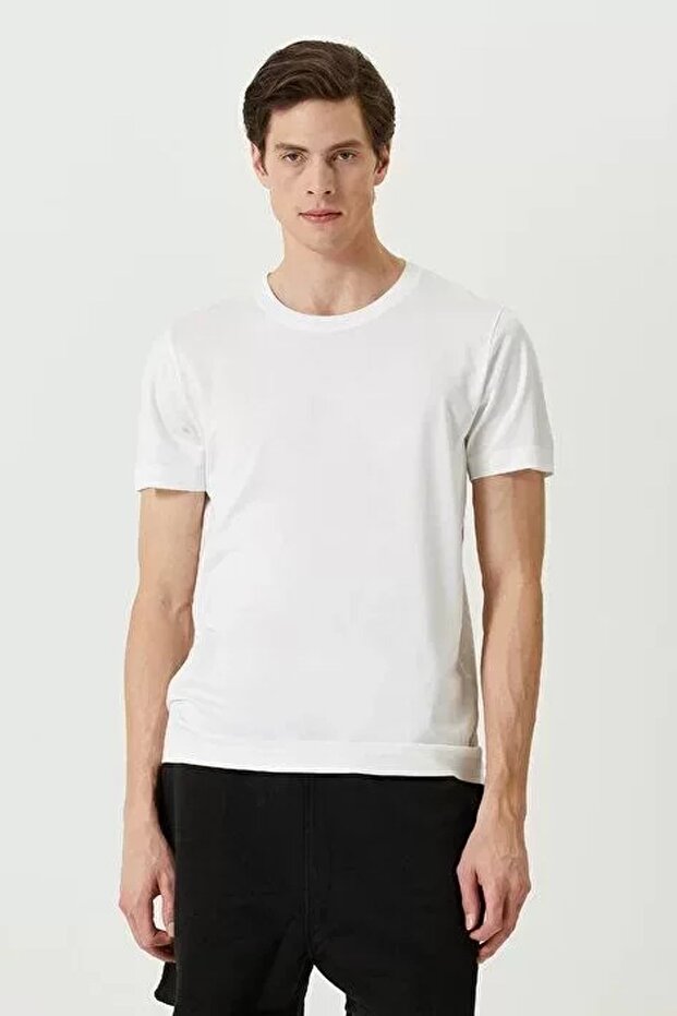 تي شيرت JANES الأساسي ذو الرقبة المستديرة - 3