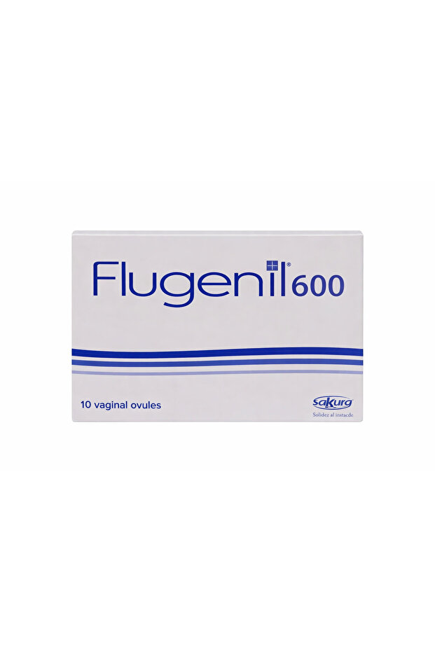 Flugenil 600 Vaginal Ovules, 10 Pieces