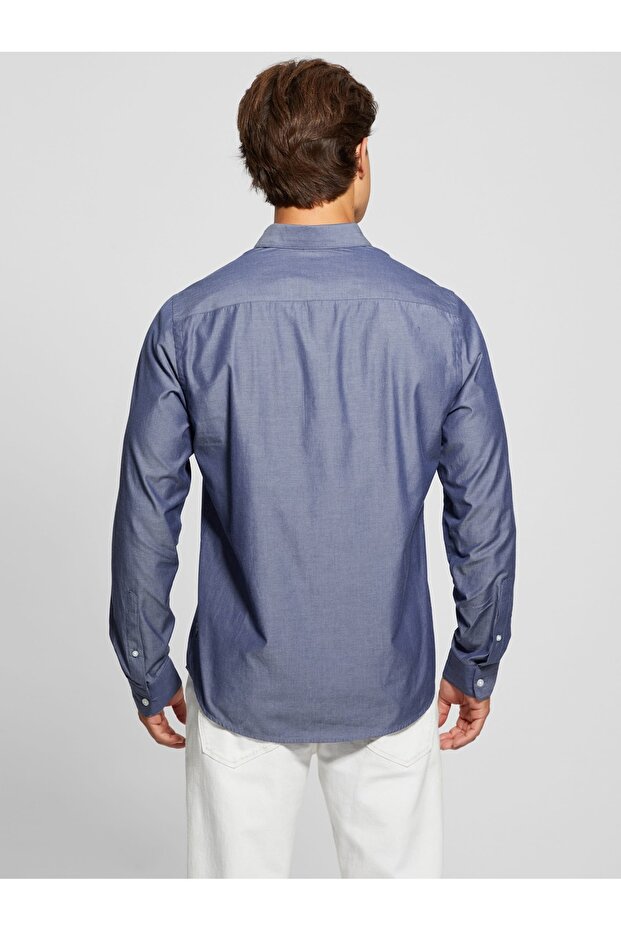 Chambray Erkek Gömlek - 6