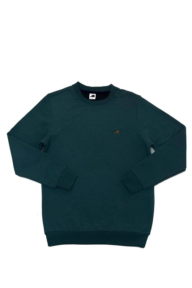 Regular Fit Şardonlu Crew Neck Unisex Sweatshirt