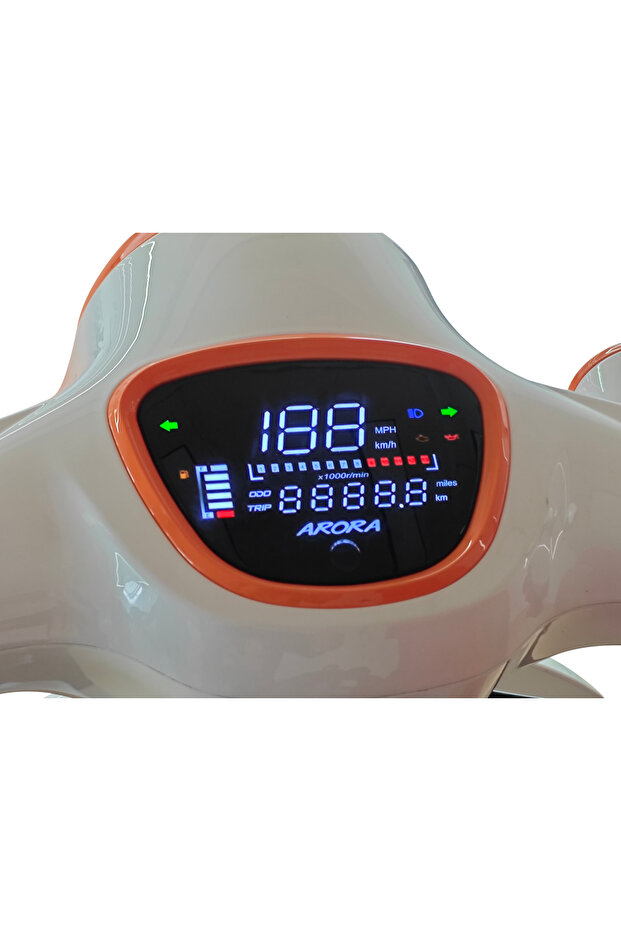 Super 50 cc Scooter Gri - 6