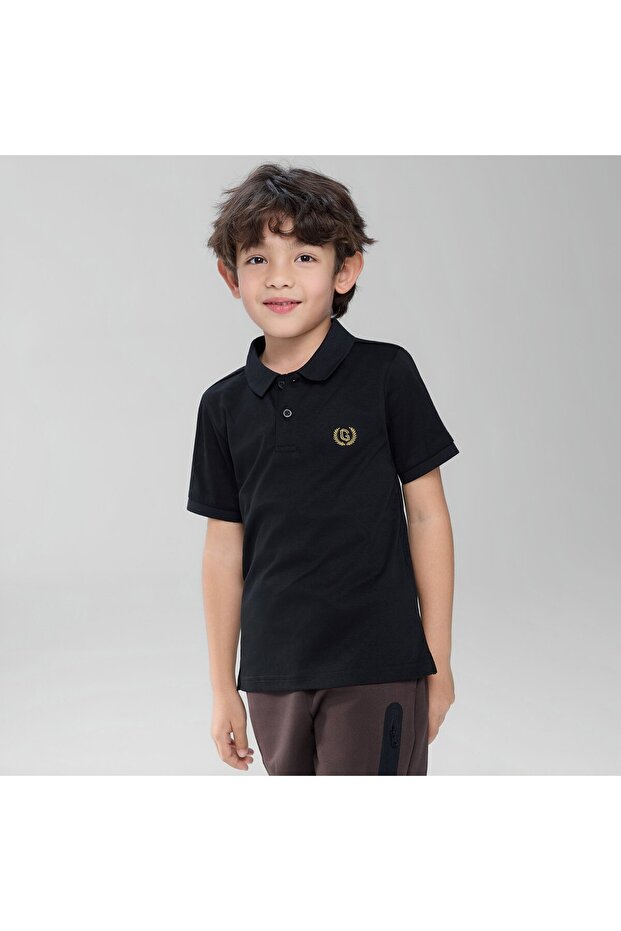 Kids' Slim Fit Liquid Touch Cotton Polo