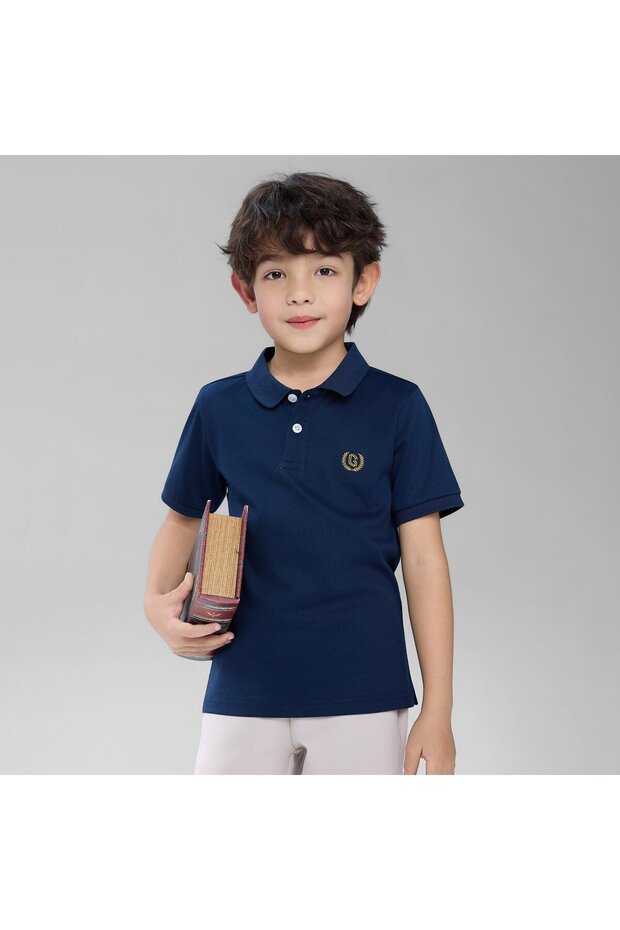 Kids' Slim Fit Liquid Touch Cotton Polo