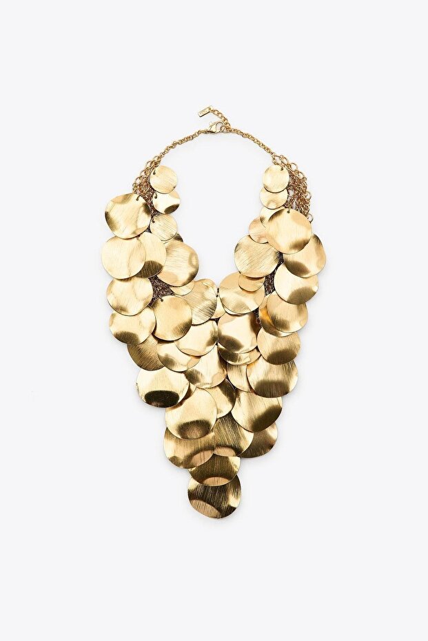 Metal Pullu Kolye - 1