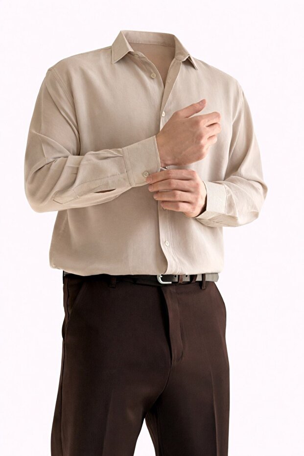 Rahat Kalıp Basic Modal Gömlek - 2