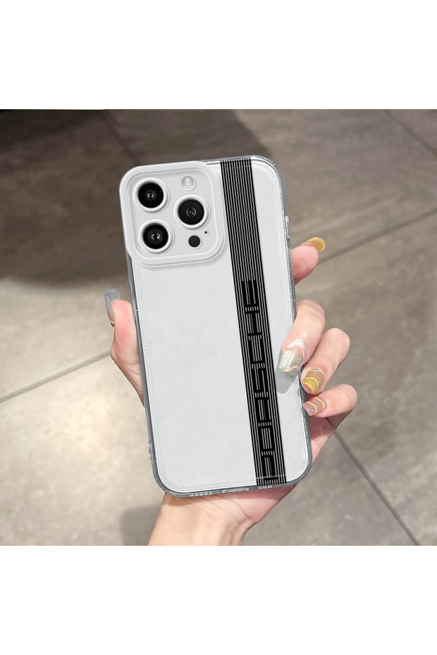 حافظة هاتف من السيليكون الناعم متوافقة مع هاتف iPhone 14 Pro Max مع حماية شفافة للكاميرا ونمط السيارة ووسادة هوائية