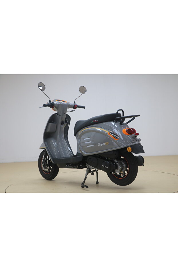 Super 50 cc Scooter Gri - 3
