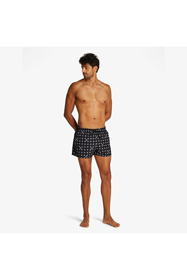 Drawstring Erkek Siyah Mayo - 2