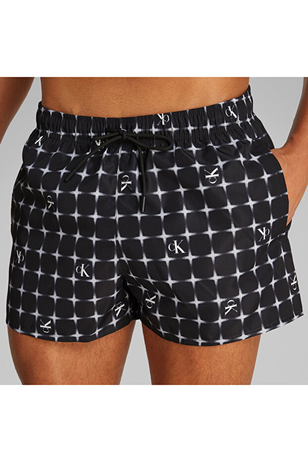 Drawstring Erkek Siyah Mayo - 5