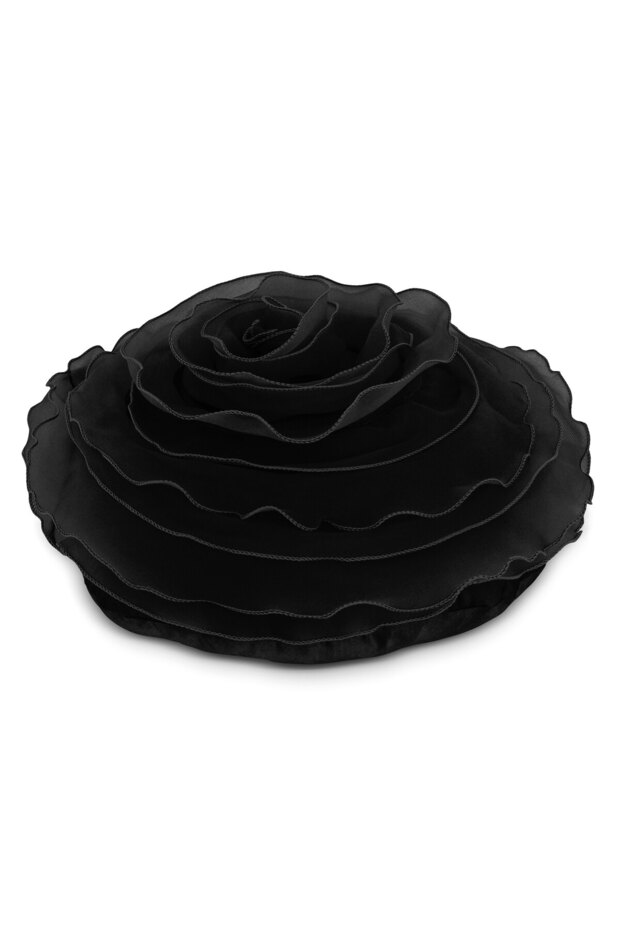 Perna decor ROSE 40cmD negru - 2