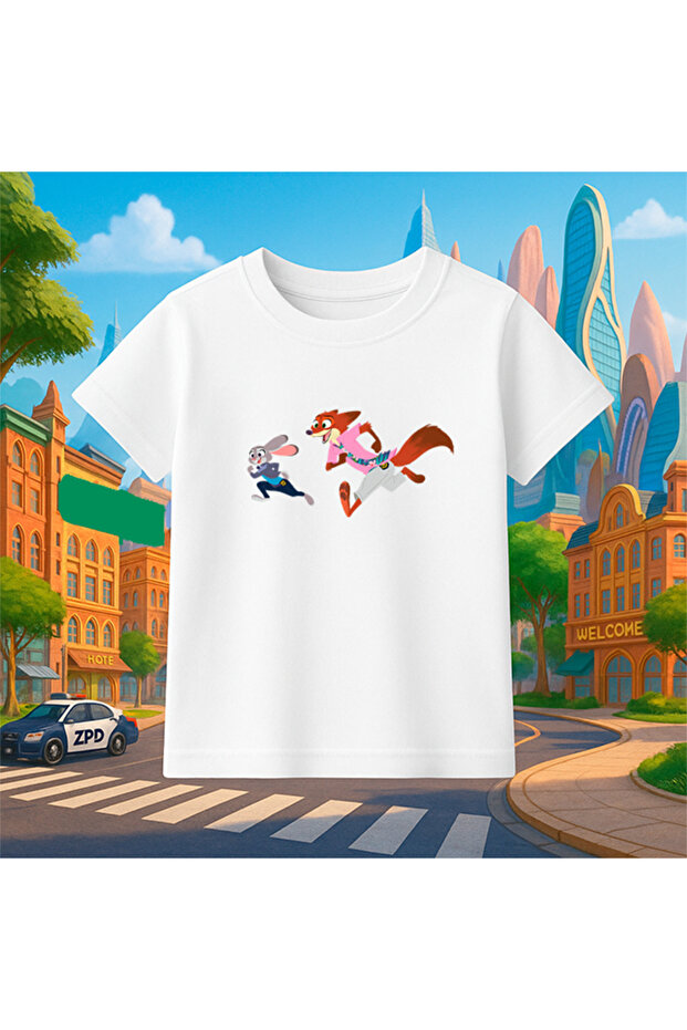 Children's Tshirt 100% Cotton Popular Cartoon Character Patterned Trendy Fancy