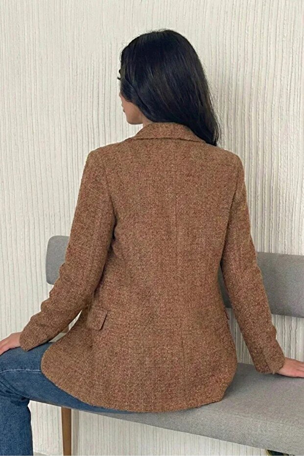 سترة تويد بليزر - 5