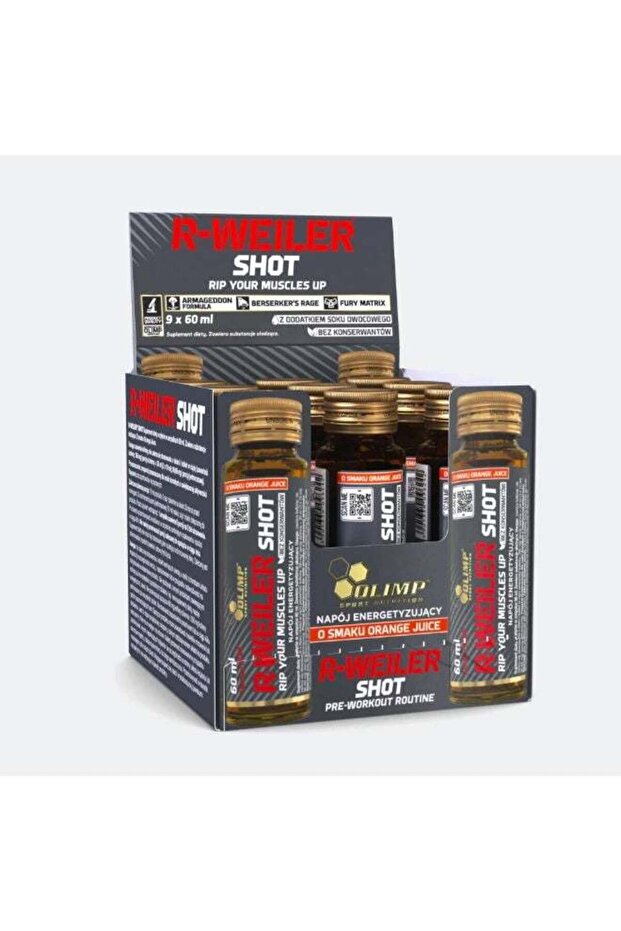 R-WEILER Shot 60ml Pack of 9 – Orange Juice Flavor