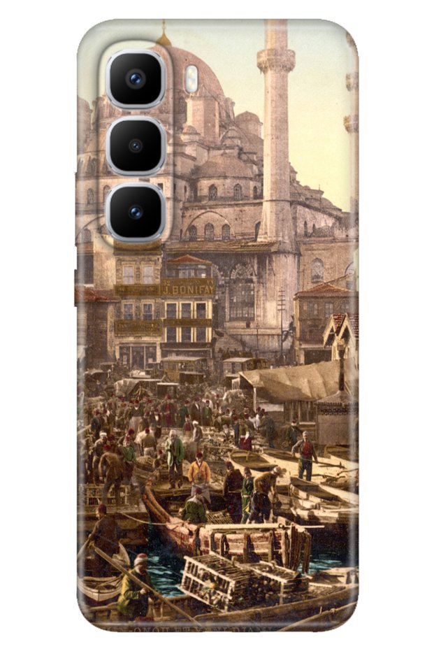 Infinix Hot 60 Pro+ Plus Case Colorful Silicone Printed Tpu Istanbul