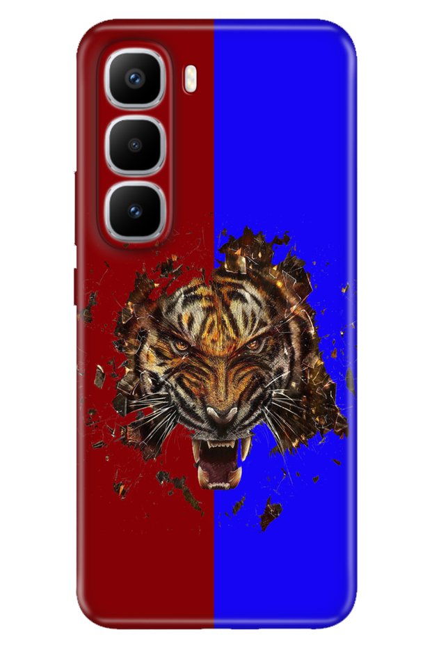 Infinix Hot 60 Pro+ Plus Case Art Silicone Printed Tpu Black Sea Tigers