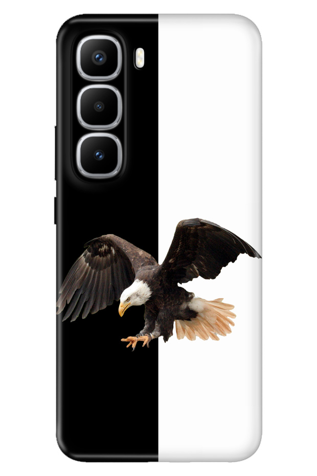 Infinix Hot 60 Pro+ Plus Case Art Silicone Printed Tpu Black and White Parted