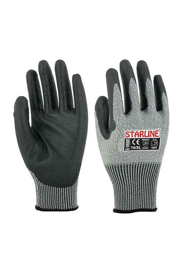 E-145505 Cut Resistant Polyurethane Coated Work Glove