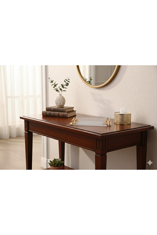 طقم صواني تقديم مع علبة مناديل - 6