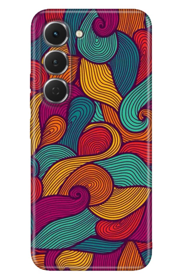 Spark 40 Pro Km6 Case Decorative Silicone Printed Cover Colorful Wave