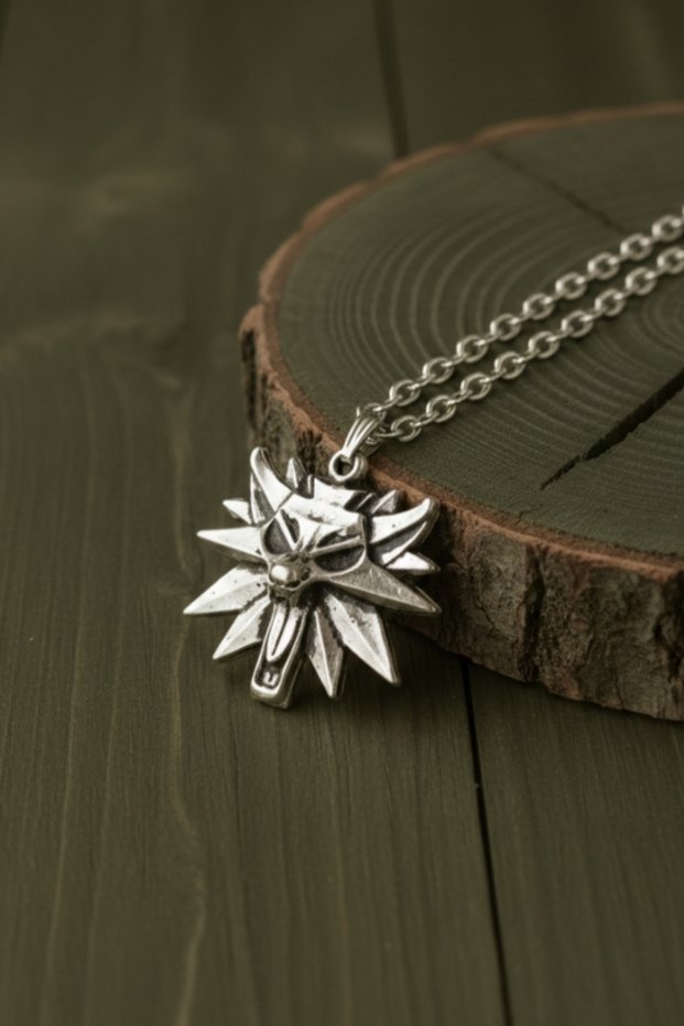Wolf Design Necklace Men's Necklace Fashion Necklace