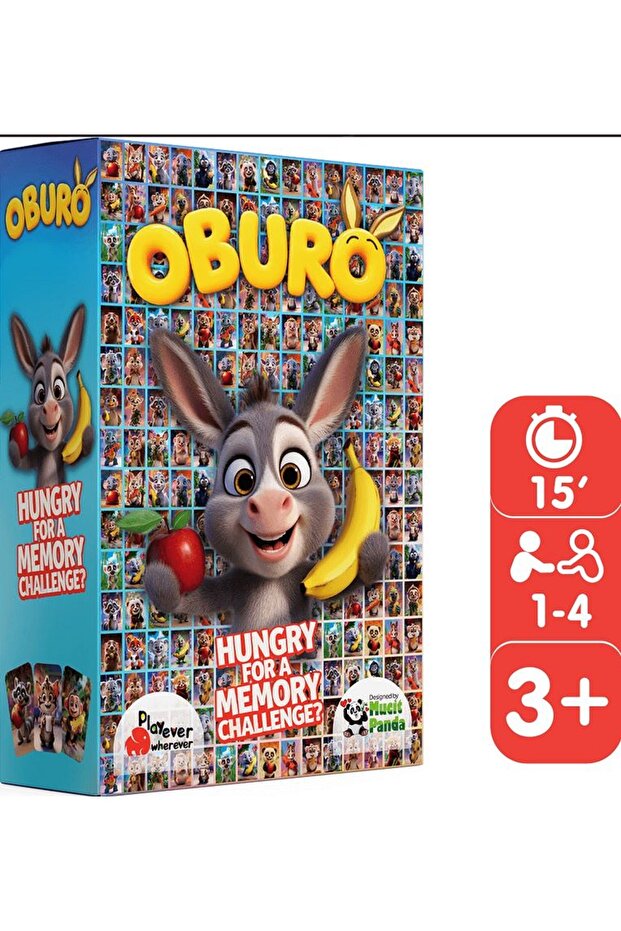Playever Oburo, a Card Game That Improves Visual Memory (Ages 3-7)