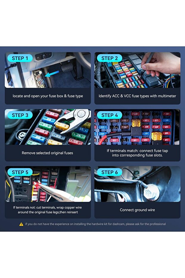 طقم توصيل كاميرا السيارة من النوع C - 7