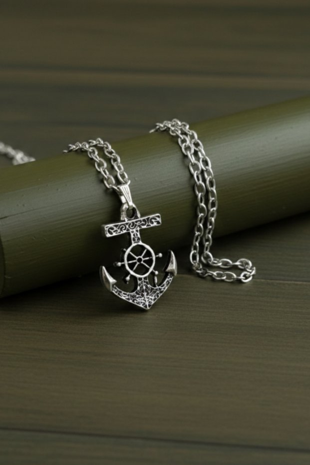 Anchor Design Necklace Men's Necklace Fashion Necklace