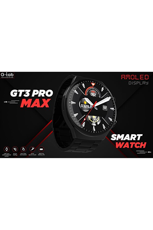 ساعة GT3 Pro Max الذكية بشاشة AMOLED وخاصية الاتصال عبر البلوتوث - 5