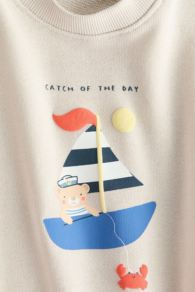 Baskılı Sweatshirt - 2