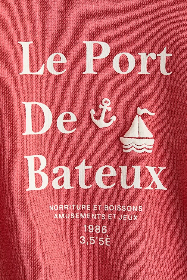 Baskılı Sweatshirt - 5