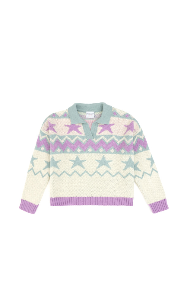 Girl's Cream Sweater 50314333-Vr256
