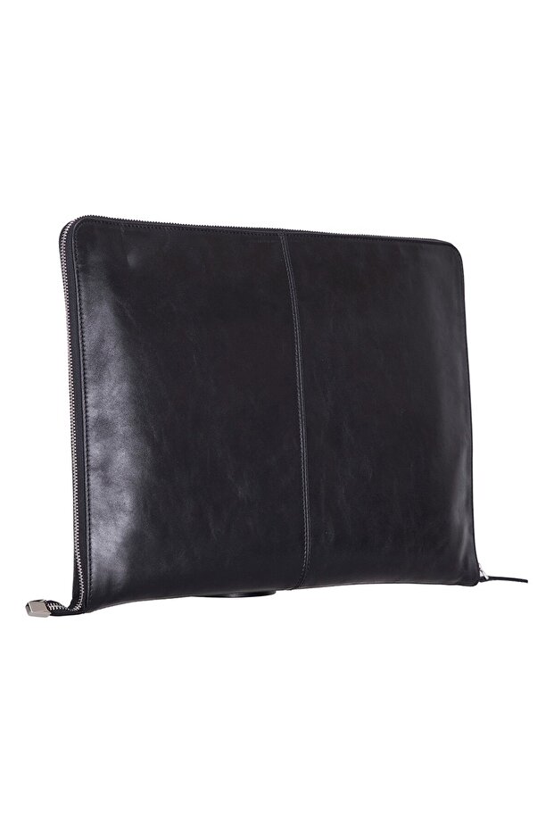 Miraj – Portable Luxury Prayer Mat with Leather Case - Black Leather