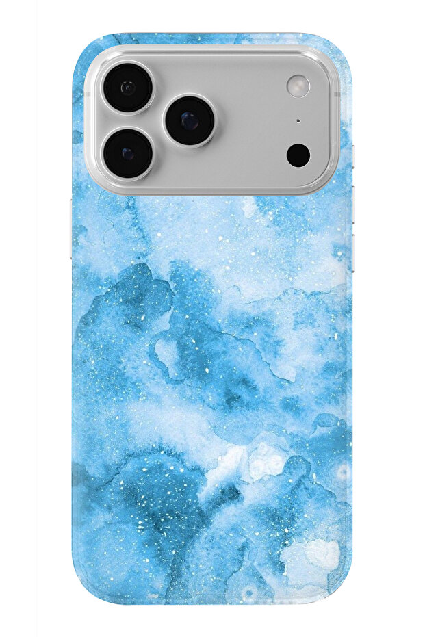 حافظة شفافة مطبوعة بتصميم Blue Blur متوافقة مع هاتف iPhone 17 Pro - 1