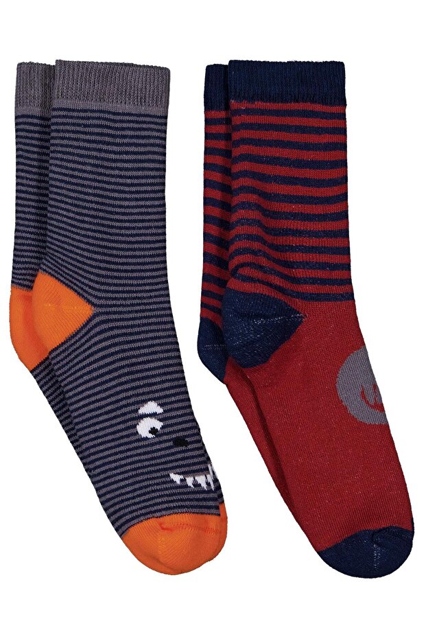 Civil Boy's Monster Towel 2-Piece Men's Socks | Towel | School Nursery and Daily Use
