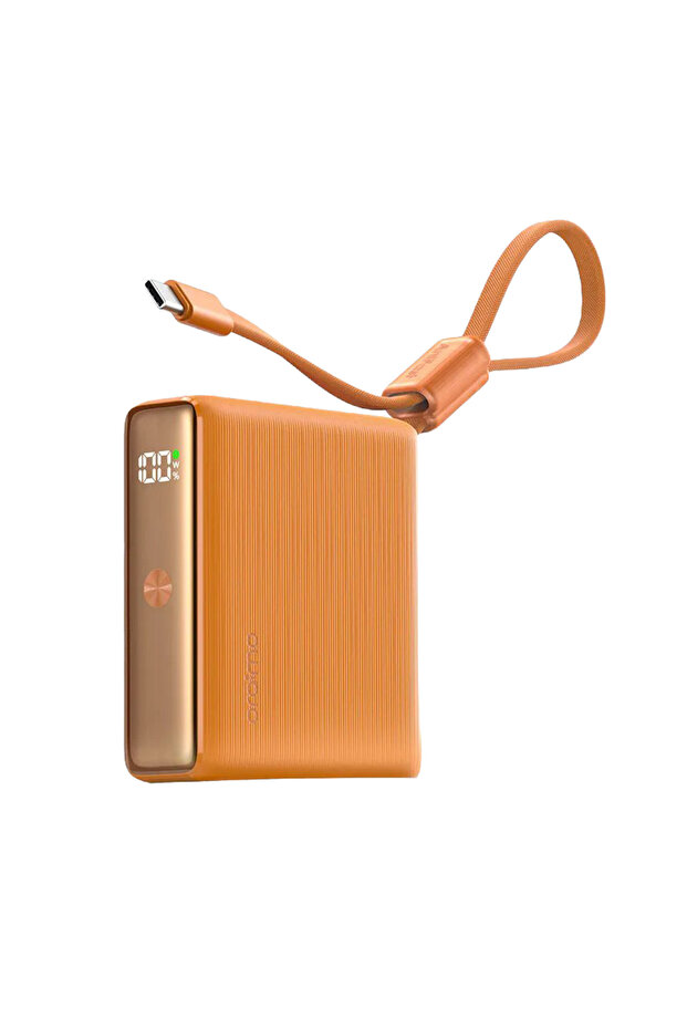 PowerNova L11 USB-C and USB Ports with Built-in Cable USB-C 10000mAh 22.5W - Orange