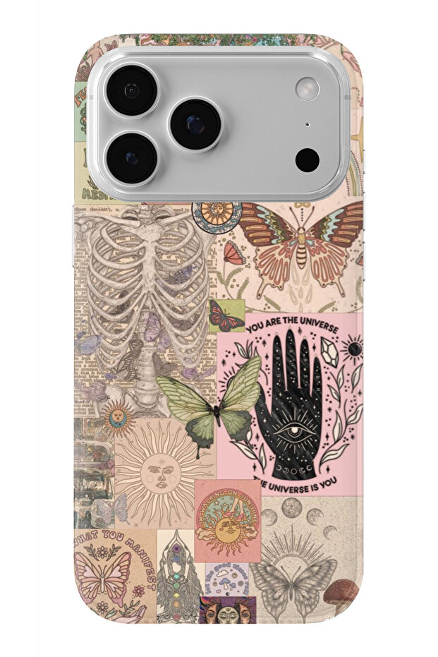 حافظة شفافة مطبوعة بتصميم Universe متوافقة مع iPhone 17 Pro - 1