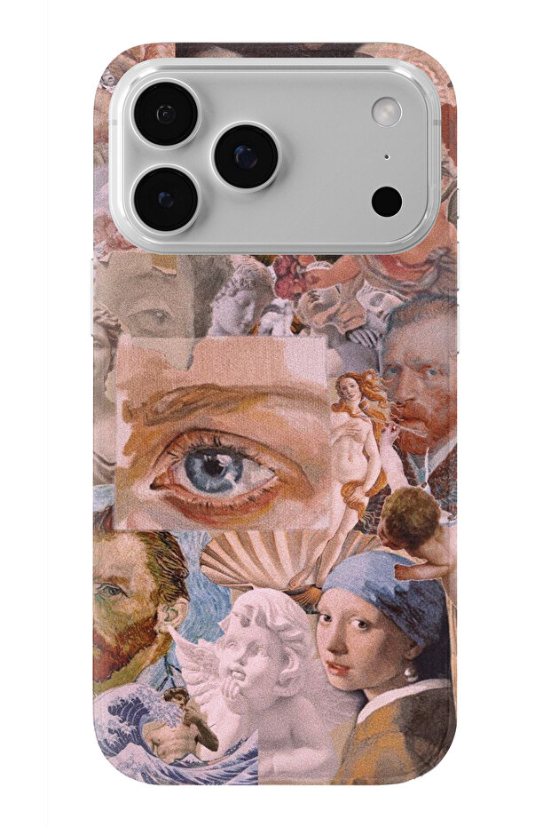 حافظة شفافة مطبوعة بتصميم فني كلاسيكي متوافقة مع هاتف iPhone 17 Pro Max - 1