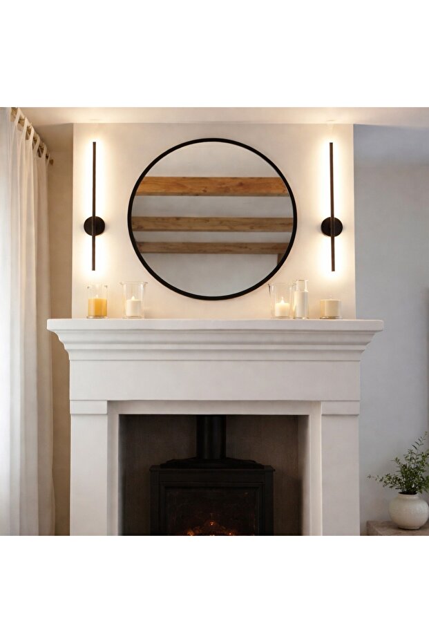🖤 مصباح حائط LED حديث - تصميم شريطي بسيط (ضوء دافئ)
