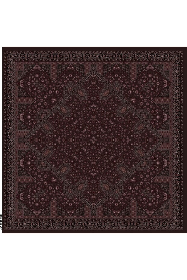 Eșarfă moale Winter Bloom 1244 Mov - 5