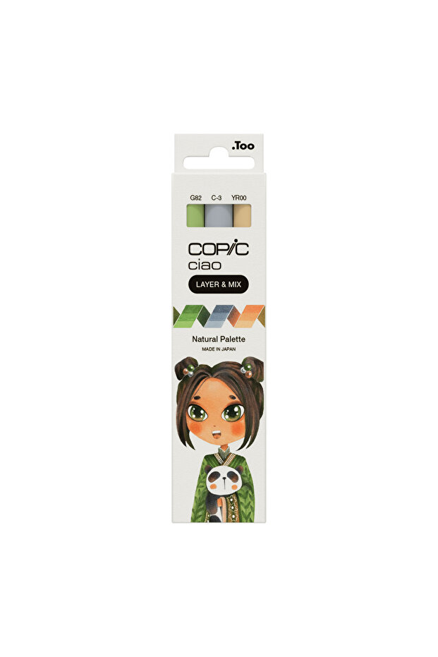 Ciao Layer & Mix Manga Set Natural Palette 3 Lu