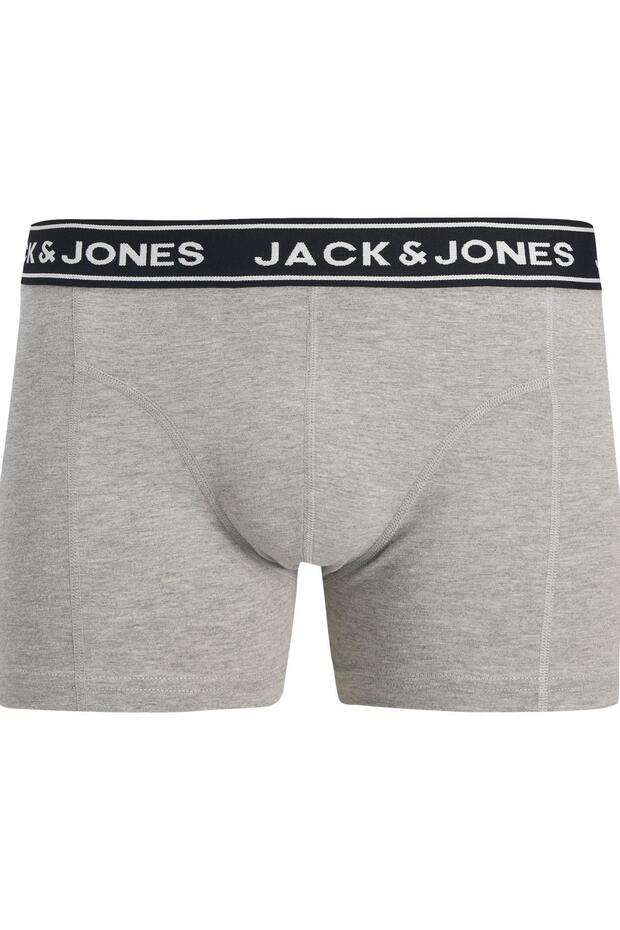 Erkek JACDANNY SOLID TRUNKS 3 PACK Pamuklu Boxer - 6