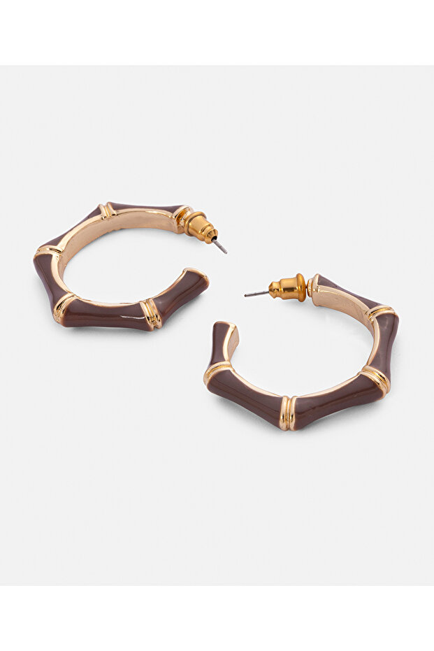 Enamel halka küpe - 3