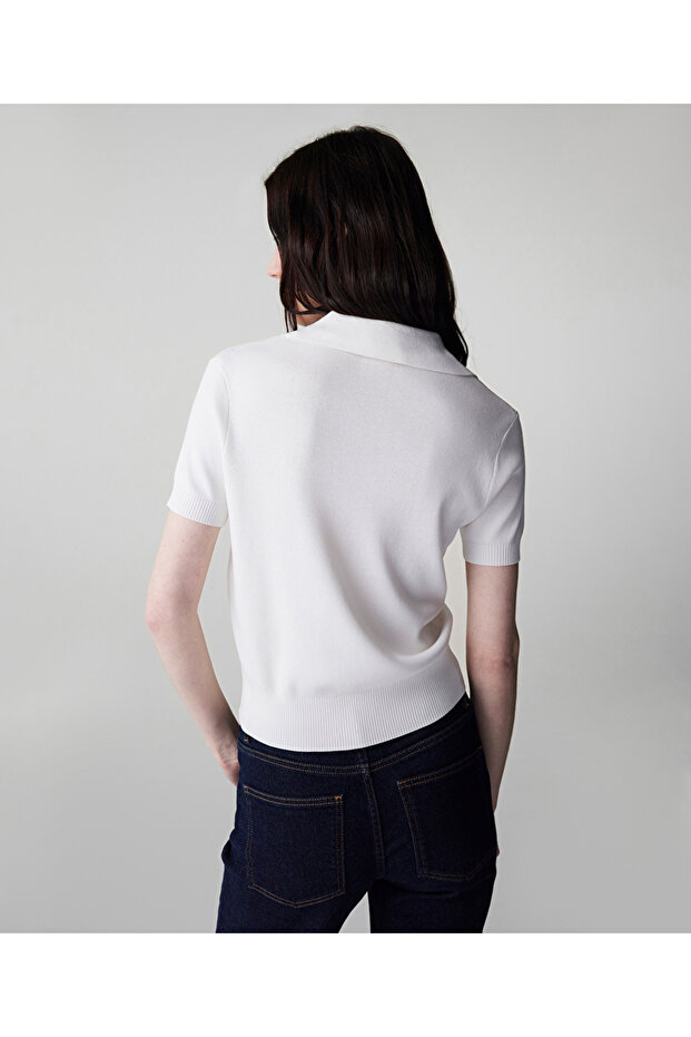 Monogram nakışlı triko - 7