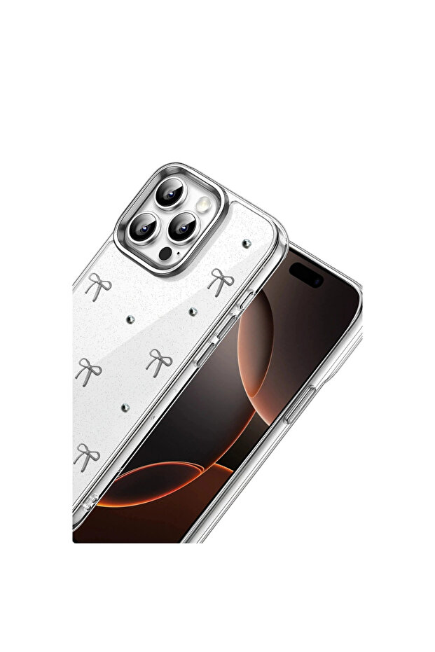 iPhone 14 Pro Max Bow Pattern Cover - Pattern 5 - 2