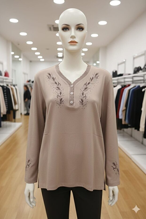 Embroidery Detail Blouse