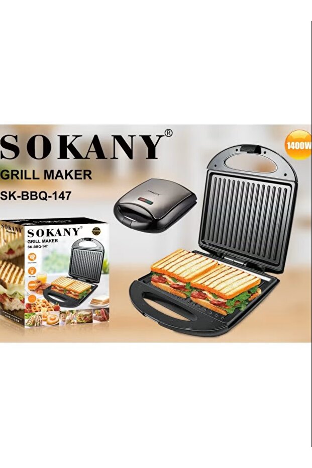 Multi-Function Grill & Sandwich Maker - 2